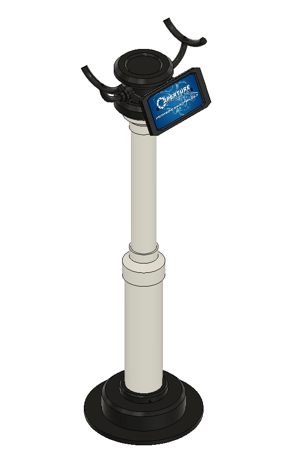 Portal Display Stand 3D Model